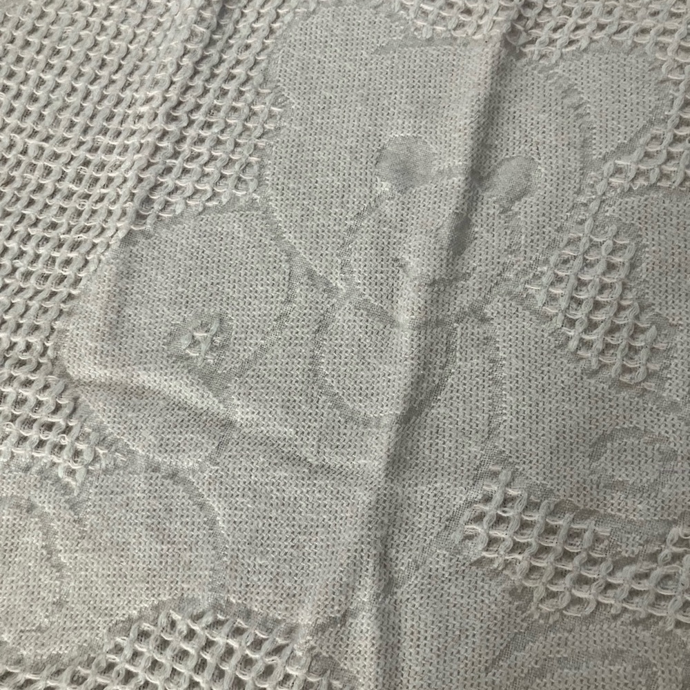 Vintage Baby Kisses Pastel Pink Blanket Teddy Bear Acrylic Made In Japan